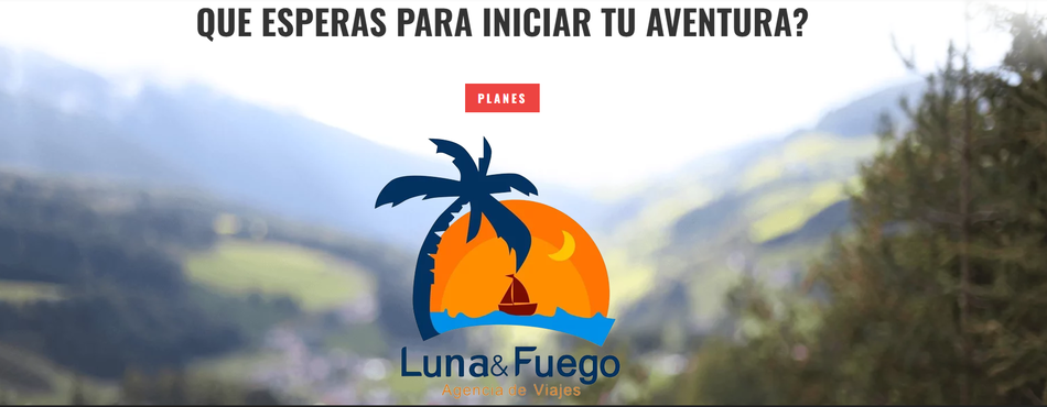 Micrositio de viajes luna y fuego